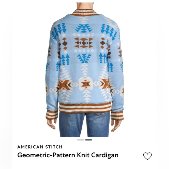 American Stitch Geometric-shaped Knot jacket Large - Picture 4 of 5